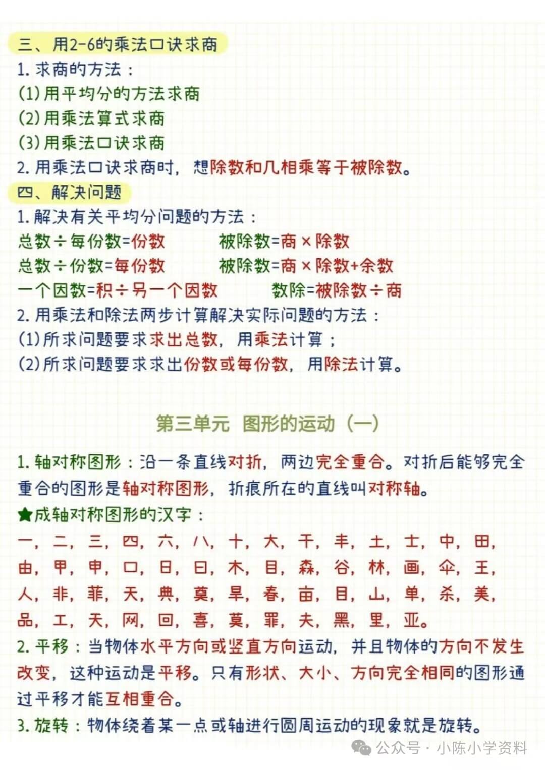 图片[2]燃梦学堂-中小学电子版资料下载：课件/试卷/教案/知识点全覆盖二年级下册数学全册重点知识总结燃梦学堂-中小学电子版资料下载：课件/试卷/教案/知识点全覆盖燃梦学堂